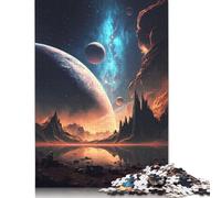 Puzzle da 1000 pezzi "Oltre la galassia", puzzle di difficoltà elevata, giochi educativi, giocattoli, regali di Natale (75x50 cm)