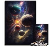 Puzzle da 1000 pezzi "Oltre la Via Lattea", puzzle in legno, stimolante rompicapo per adolescenti, gioco interattivo divertente per famiglie, 50x75CM/19,68x29,52 pollici.