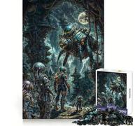 Puzzle da 1000 pezzi "Oltre le frontiere aliene" per ragazzi, ideale per allenare la mente, facile da completare, tagliato al laser, un regalo perfetto (38x52cm)