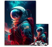 Puzzle da 1000 pezzi "Oltre le stelle" con astronauti, per adulti, regalo perfetto per la festa della mamma, compleanni, Natale, 26X38CM/10,23x14,96 pollici.
