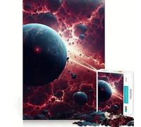 Puzzle da 1000 pezzi "Oltre l'orizzonte Galassia Decorazione perfetta Attività stimolante per la mente Momenti di relax Regalo di Natale divertente" (50x75cm)