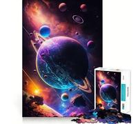 Puzzle da 1000 pezzi "Oltre l'orizzonte" Galassia Taglio preciso Arte Gioco creativo per la mente Gioco facile da giocare Decorazione natalizia (38x26cm)