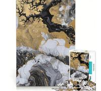 Puzzle da 1000 pezzi "Onda anomala" gioco rompicapo decorazione per la casa con pezzi di forma casuale completamente ad incastro 50x75cm