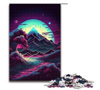 Puzzle da 1000 pezzi Onde dell'oceano del Giappone per adulti puzzle impossibile antistress per ragazzi dai 14 anni in su 75x50 cm