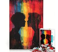 Puzzle da 1000 pezzi "Orgoglio e amore degli uomini" decorazione da parete divertimento a casa collezione d'artista belle arti 38x52cm