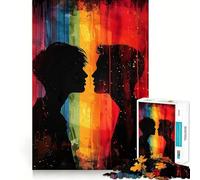 Puzzle da 1000 pezzi "Orgoglio e amore per gli uomini" per adolescenti, gioco per allenare la mente, rilassante, evasione artistica, regalo premuroso 38x26cm