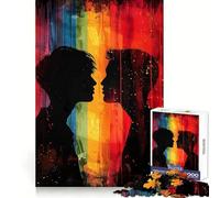 Puzzle da 1000 pezzi "Orgoglio e amore per gli uomini" per adolescenti, gioco per allenare la mente, rilassante, evasione artistica, regalo premuroso 38x26cm