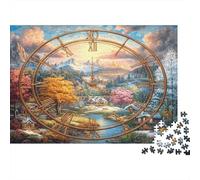 Puzzle Da 1000 Pezzi: Orologio dell'isola Per Adulti E Bambini - Puzzle Ad Alta Difficoltà,Giochi Stimolanti Per Tutta La Famiglia 52x38cm/1000pcs