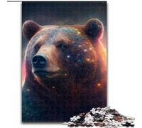 Puzzle da 1000 pezzi Orso Bruno Puzzle Impossibile per adulti dimensioni 50x75cm Perfetto arredamento fai da te o regalo di compleanno