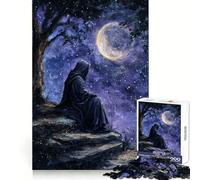 Puzzle da 1000 pezzi "Osservatore del cielo notturno" per ragazzi, gioco intelligente, immagine da assemblare, regalo adorabile (38x26cm)