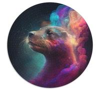 Puzzle da 1000 pezzi "Otter Nebula" per adulti, puzzle per adulti, attività divertenti da fare a casa, regalo di compleanno, regali da viaggio, 67,5x67,5 cm