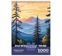 Puzzle Da 1000 Pezzi - Pacific Crest Trail Landscape Art Puzzle Per Adolescenti Gioco Rompicapo Antistress Offerta Regalo Per Tutta La Famiglia 38x26cm/1000pcs