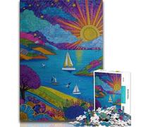 Puzzle da 1000 pezzi Paesaggio da sogno Puzzle da 1000 pezzi per adulti e adolescenti allena il cervello e le mani regali per amici e familiari (38x26cm)