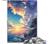Puzzle da 1000 pezzi "Paesaggio del più bel puzzle", gioco interattivo per famiglie, ideale per adolescenti, regalo rompicapo (dimensioni 26x38cm)
