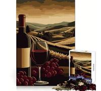 Puzzle da 1000 pezzi "Paesaggio della regione vinicola della Toscana" per ragazzi, stimolante per il pensiero creativo, facile da realizzare e con incastri precisi Un bel regalo (50x75cm)