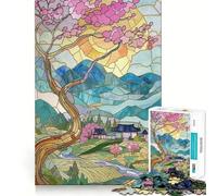 Puzzle da 1000 pezzi "Paesaggio estivo giapponese" per adulti, gioco di abilità mentale, divertente e rilassante, con design raffinato 50x75cm