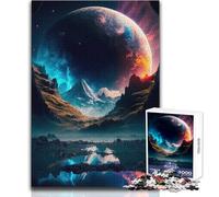 Puzzle da 1000 pezzi "Paesaggio marziano" per adulti, gioco creativo di risoluzione dei problemi, idea regalo memorabile e sentita, dimensioni 38x52cm