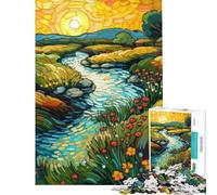 Puzzle da 1000 pezzi "Paesaggio onirico" per adulti gioco rompicapo ideale per le vacanze a casa per passare il tempo perfetto per compleanni e Natale (dimensioni 38x52cm)