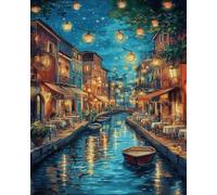 Puzzle da 1000 pezzi, paesaggio per adulti, Venezia di notte, 70 x 50 cm | Classico gioco educativo puzzle, gioco di abilità impossibile per tutta la famiglia, gioco di posa colorato