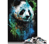 Puzzle da 1000 pezzi Panda Art Style 2 per adulti e adolescenti. Puzzle da 1000 pezzi per adulti e adolescenti dai 12 anni in su, 38x26 cm/1000 pezzi.