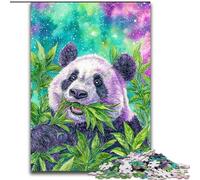 Puzzle da 1000 pezzi "Panda nella foresta di bambù", 26x38cm, regalo perfetto per familiari e amici, adatto dai 14 anni in su