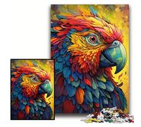 Puzzle da 1000 pezzi "Pappagallo", puzzle impossibile per adulti, ideale per decorare la casa, allenare la mente e come regalo per le feste, dimensioni 50x75cm.