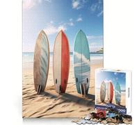Puzzle da 1000 pezzi "Paradiso delle tavole da surf" per adolescenti, ideale per stimolare la memoria e il tempo libero, con bordi netti Un regalo perfetto 38x52cm