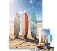 Puzzle da 1000 pezzi "Paradiso delle tavole da surf" per adolescenti, ideale per stimolare la memoria e il tempo libero, con bordi netti Un regalo perfetto 38x52cm