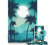 Puzzle da 1000 pezzi "Paradiso Tropicale" con incastri perfetti, gioco creativo e stimolante per la mente, ideale per il tempo libero e come regalo di compleanno (38x52cm)