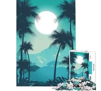Puzzle da 1000 pezzi - Paradiso tropicale giocattolo educativo gioco impossibile ideale per passare il tempo in casa o come regalo di compleanno (dimensioni 38x26cm)