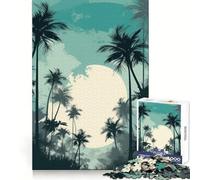 Puzzle da 1000 pezzi "Paradiso Tropicale" per adolescenti, stimolante per lo sviluppo delle capacità analitiche, divertente e rilassante, ideale per incastri precisi Regalo di Natale chic (38x26cm)