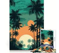 Puzzle da 1000 pezzi "Paradiso Tropicale" per adulti, stimolante per il pensiero logico e il tempo libero, ideale come regalo di compleanno (50x75cm)