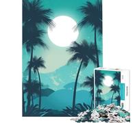 Puzzle da 1000 pezzi Paradiso Tropicale Sfida per l'Intelligenza e la Capacità di Coinvolgere Gioco Pratico Regalo di Compleanno Regalo per l'Amico Segreto (Dimensioni 75x50cm)