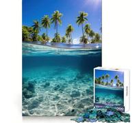 Puzzle da 1000 pezzi "Paradiso tropicale sotto il mare" per ragazzi, ideale per allenare la memoria, rilassare la mente e divertirsi Bordi netti Un regalo perfetto (50x75cm)