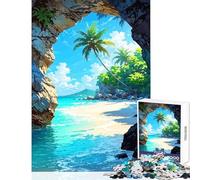 Puzzle da 1000 pezzi Paradiso tropicale sulla spiaggia Giocattoli antistress Ottimo regalo per giochi Gioco impossibile Allena il tuo cervello e le tue mani Dimensioni 50x75cm