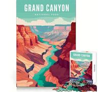 Puzzle da 1000 pezzi Parco Nazionale del Grand Canyon Taglio preciso Gioco di concentrazione mentale Divertimento per il tempo libero Regalo di compleanno (38x52cm)