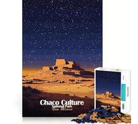 Puzzle da 1000 pezzi,Parco Nazionale della Cultura Chaco,gioco di squadra perfetto,attività per la mente,divertente e rilassante,regalo di Natale (50x75cm)