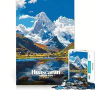 Puzzle da 1000 pezzi Parco Nazionale di Huascarán Perù Paesaggio Incastro perfetto Gioco artistico creativo Gioco per il tempo libero Decorazione natalizia (50x75cm)