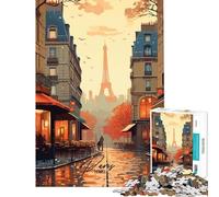 Puzzle da 1000 pezzi Parigi Francia Gioco educativo per sfida di gioco educativo Giocattolo Ottimo regalo e giocattolo per passare il tempo durante le vacanze (Dimensioni 38x52cm)
