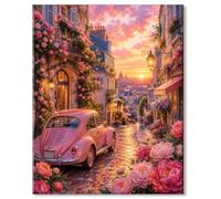 Puzzle da 1000 pezzi, Parigi, serata dei fiori, 70 x 50 cm, puzzle classico | Poster 1:1, inodore, privo di polvere, relax e decorazione per adulti, anziani e famiglie