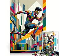 Puzzle da 1000 pezzi Parkour Street Sport Wpap per adulti, gioco di logica e logica, divertimento e svago, bordi lisci, regalo perfetto (38x26cm)
