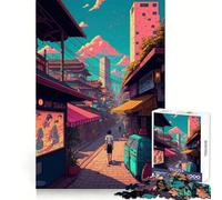 Puzzle da 1000 pezzi "Passeggiata in città" per adolescenti, stimolante per il ragionamento, antistress e divertente, con tagli netti, ideale come regalo (38x52cm)