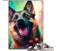 Puzzle da 1000 pezzi "Pastore di fiori" in legno, rompicapo ad alta difficoltà per adolescenti, 50x75cm, per decorazioni per la casa, allenamento del cervello e regali per le feste