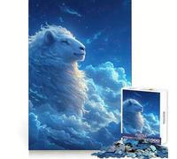 Puzzle da 1000 pezzi "Pecore tra le nuvole" per adulti, gioco di logica, per interni, taglio di precisione, regalo prezioso 50x75cm