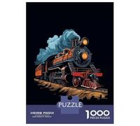 Puzzle Da 1000 Pezzi Per Adolescenti A Classic Steam Train Puzzle Per Adulti Gioco Pratico Migliora La Memoria Regali Di Compleanno E Unici 52x38cm/1000pcs