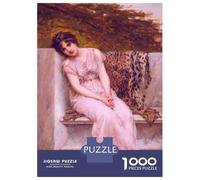 Puzzle Da 1000 Pezzi Per Adolescenti A Lady with Leopard Skin Puzzle Per Adulti Gioco Rompicapo Un'opera D'arte Ottimo Regalo Per I Giocatori 70x50cm/1000pcs