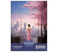 Puzzle Da 1000 Pezzi Per Adolescenti A Serene Cityscape Puzzle Giochi Rilassanti Ma Divertenti E Spiritosi Regalo Di Compleanno, Regali, 38x26cm/1000pcs