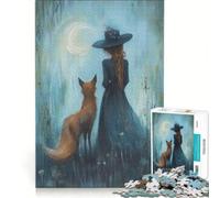 Puzzle da 1000 pezzi per adolescenti a tema "Legame notturno" giochi divertenti allena la mente e la mano migliora l'amore tra le coppie 38x52cm