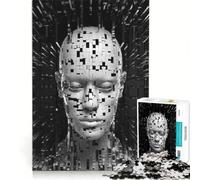 Puzzle da 1000 pezzi per adolescenti, Abbraccio binario, Gioco impossibile, Interazione genitore-figlio, Gioco stimolante, Regalo 38x52cm