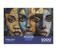 Puzzle Da 1000 Pezzi Per Adolescenti Abstract African Women Art Print Puzzle Per Adulti Giochi Per Famiglie Regali Per Donne Aiuta L'esercizio Del Cervello 52x38cm/1000pcs